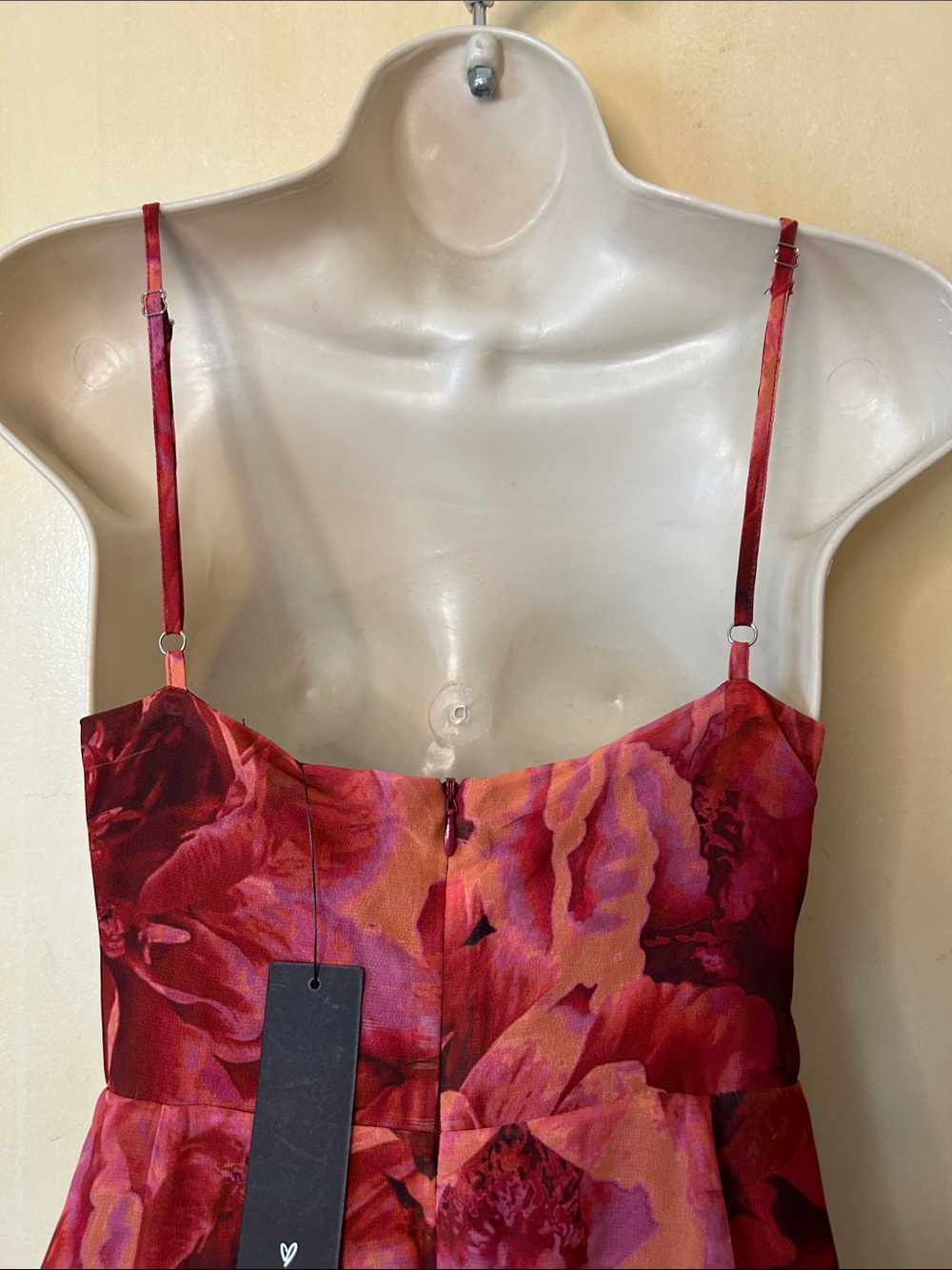 Lulus Beautiful Soul Floral Maxi Dress in Magenta and Pink size M - Picture 9 of 13